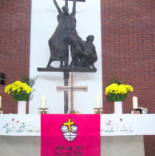 Mini- und Kindergottesdienst in der Versöhnungskirche. Foto: Privat