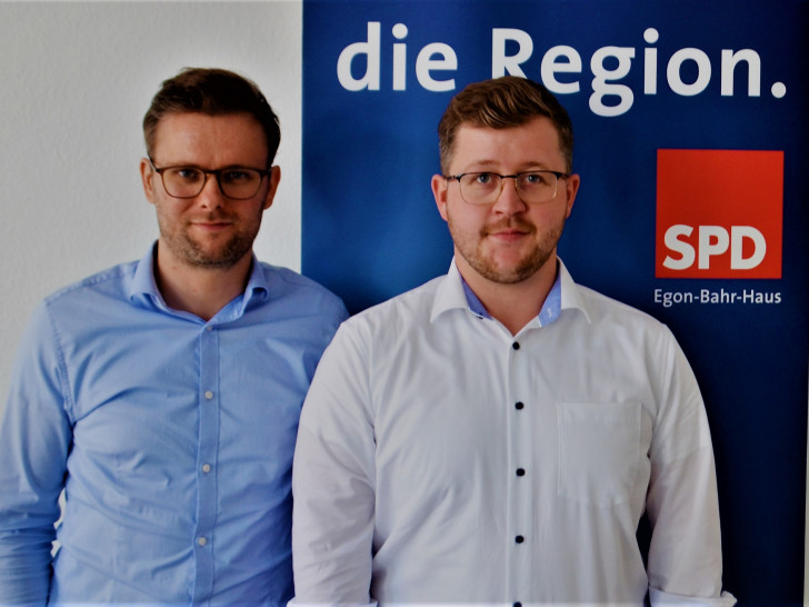 Florian Kollinger (links) und Maximilian Blaeser (rechts). Foto: Wahlkreisbüro Hubertus Heil
