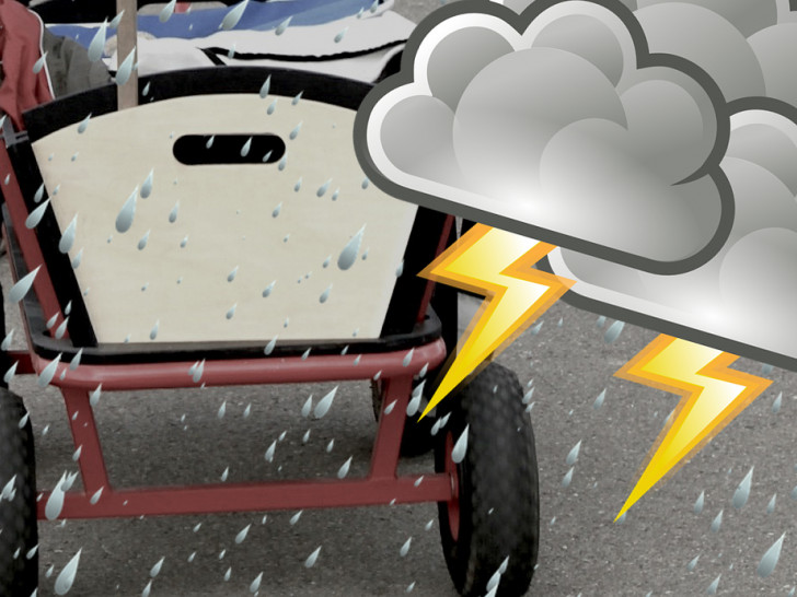 Auch das Wetter wird sicher nicht alle Feierlustigen vom üblichen Umzug mit dem Bollerwagen abhalten. Symbolfoto: Pixabay/Nick Wenkel