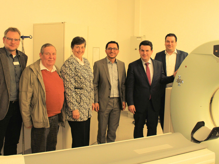Jens Bosenick, Hans Heinrich Koch, Marion Lau, 
 Dr. OsmanMersinli, Hubertus Heil, Tobias Heilmann. Foto: SPD