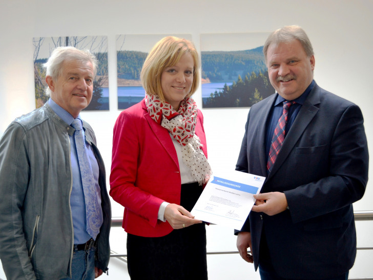 Günter Eichenlaub, Viktoria Wagner, Dr. Reinhold Kassing. Foto: privat