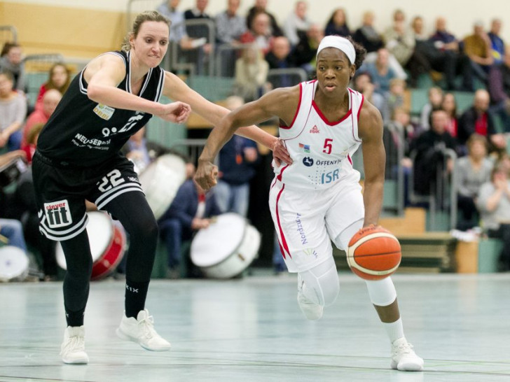 Überragende Spielerin im Wolfpack-Dress: Christine Hyde. Foto: Reinelt/PresseBlen.de