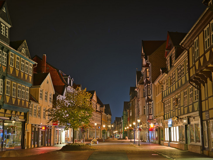 Nachtaufnahme Wolfenbüttel. Foto: Achim Meurer; Stadt Wolfenbüttel