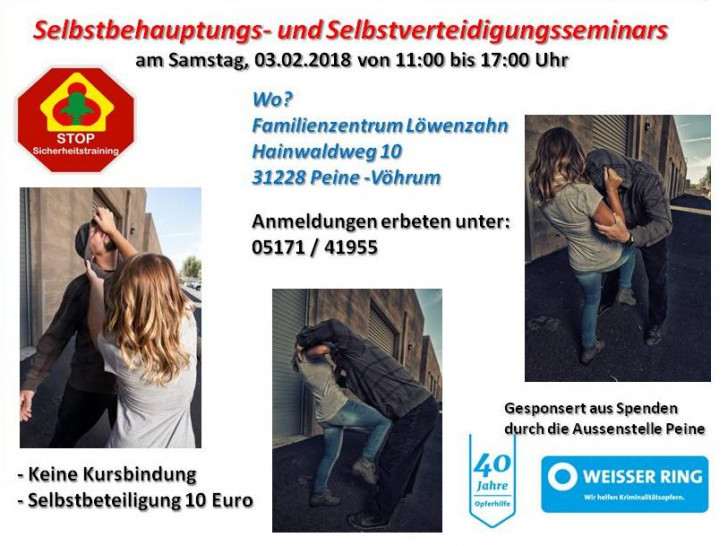 Die Informationen zum Seminar im Überblick. Bild: Weisser Ring e.V.