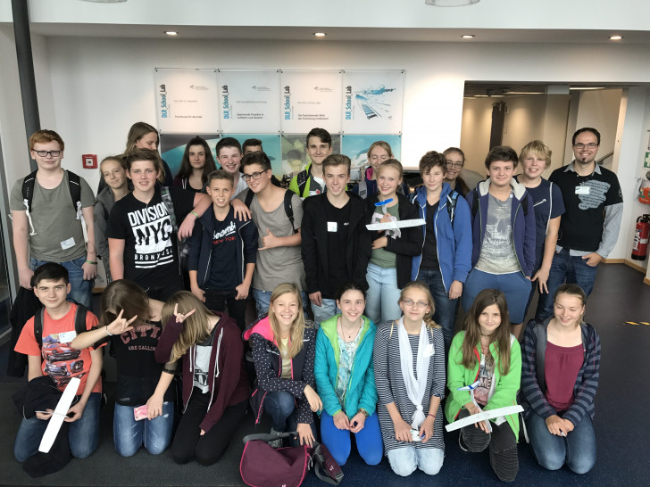 Die Schüler erlebten einen spannenden Tag im DLR. Fotos: Große Schule Wolfenbüttel