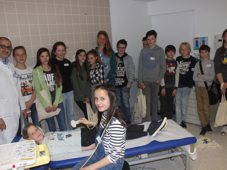 45 Schüler nahmen am Zukunftstag im Klinikum teil. Fotos: Anke Donner 
