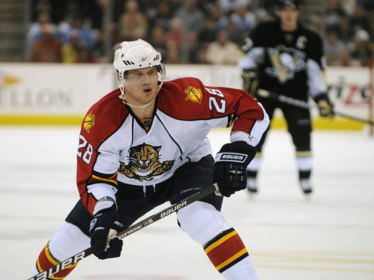 Kreps ging bereits für die Florida Panthers in der NHL auf Puckjagd. Foto: imago/Icon SMI