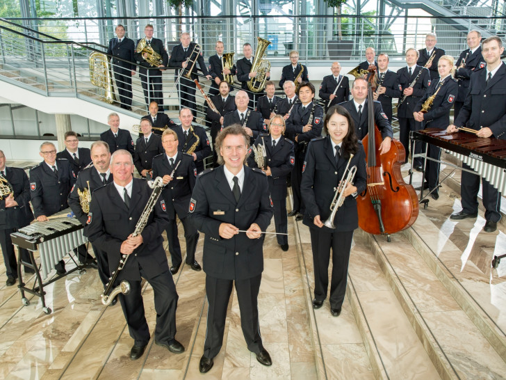 Das niedersächsische Polizeiorchester spielt in Salzgitter. Foto: Stadt Salzgitter