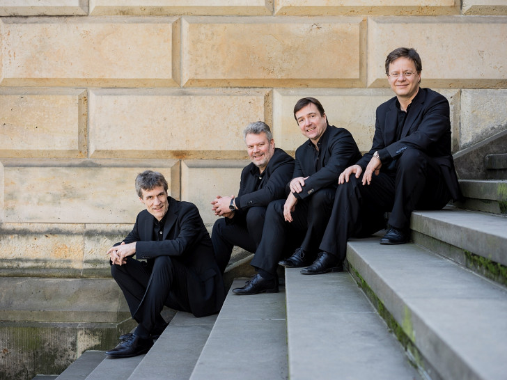 Das Vogler-Quartett spielt in der Herzog August Bibliothek. Foto: Marco Borggreve