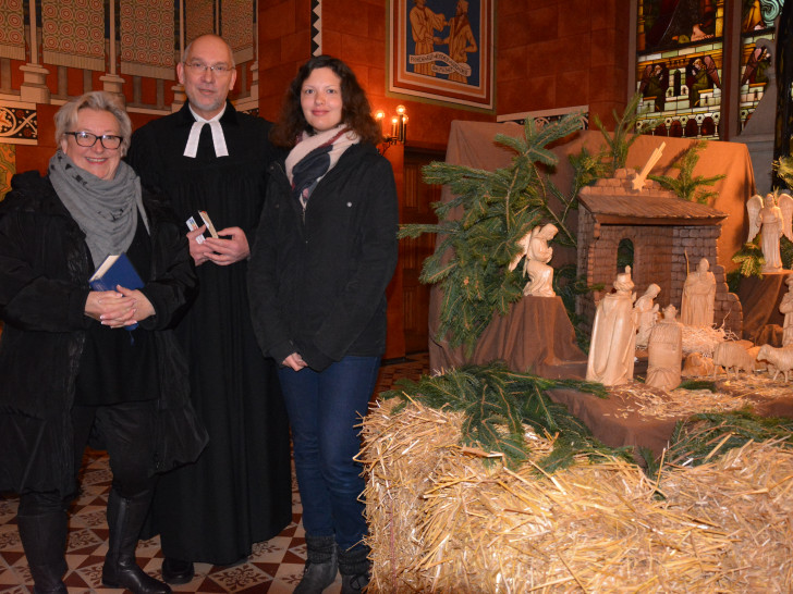 Gottesdienst Jakobi am zweiten Weihnachtstag: Ute Ebel, Dr. Volker Menke und Mandy Neumann