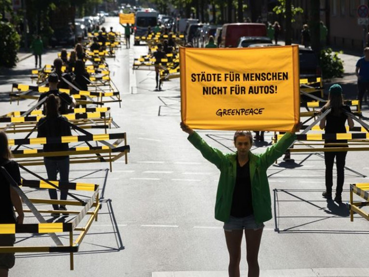 Greenpeace Aktion. Foto: Gordon Welters