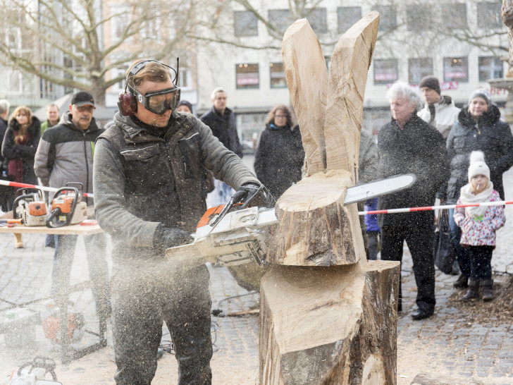 Die winterkunstzeit bringt abwechslungsreiche Livekunst in den öffentlichen Raum. Fotos: Braunschweig Stadtmarketing GmbH/Frank Sperling