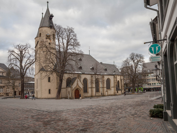 Im März findet der Kreuzweg der Schöpfung zum Thema  "Rohstoffgerechtigkeit" statt. St. Jakobi Kirche Goslar. Foto: Alec Pein