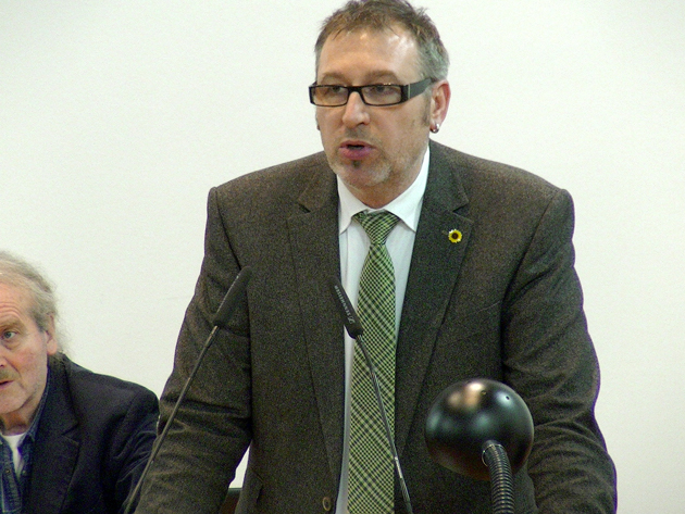 Der Grüne Fraktionsvorsitzende Holger Herlitschke, Foto: Archiv