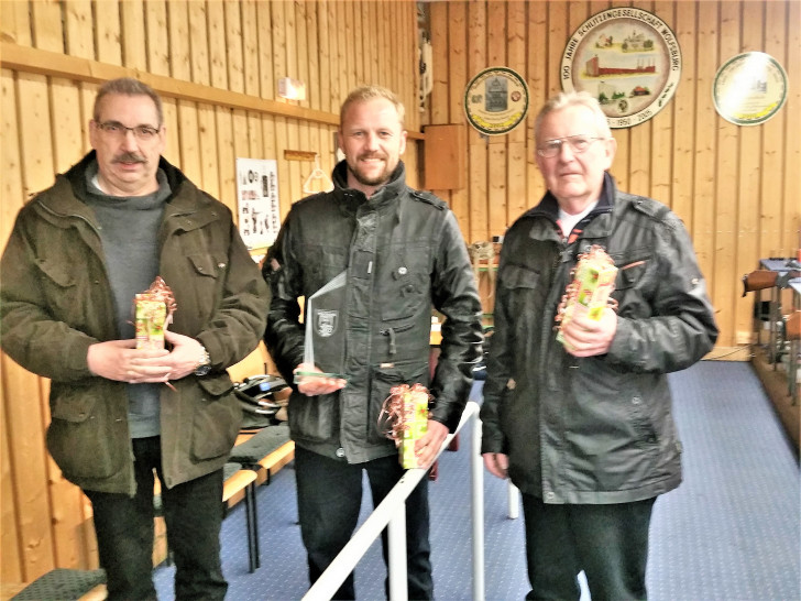 Foto (SG Wolfsburg / von links): Heinz-Josef Jansen, Michael Schulze und Manfred Schurbaum