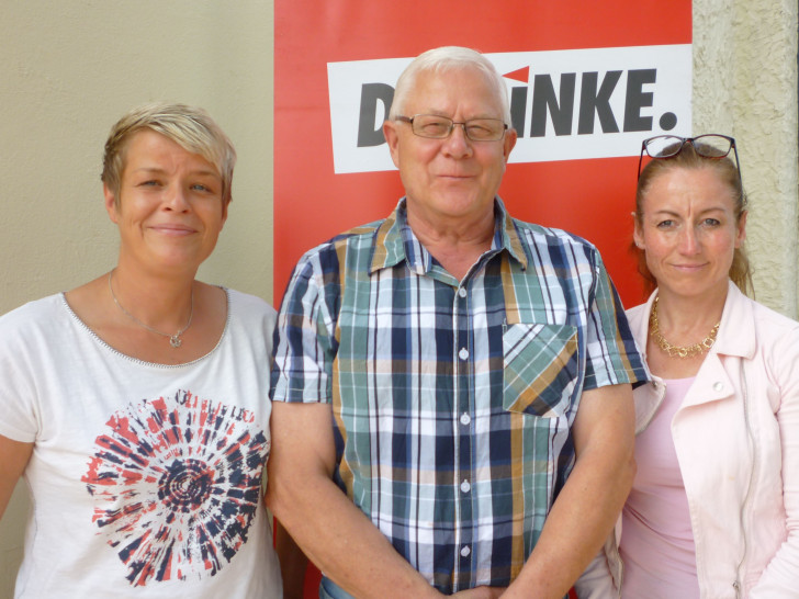 DIE LINKE. Seesen hat Ronald Wendt  sowie Brigitte Süßmilch (rechts) und Bettina Stache für die Wahl am 11. September aufgestellt. Foto: Privat