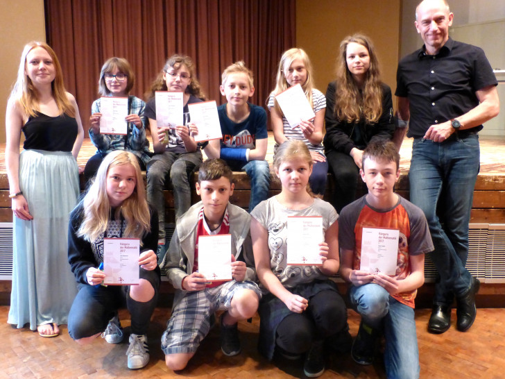 Die Schüler der Adolf-Grimme-Gesamtschule sorgten für einige Erfolgserlebnisse. Foto: Mark Busse