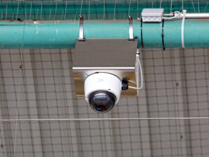 Sechs dieser Rundum-Kameras wurden im Eintracht-Stadion vor der Saison installiert. Foto: Frank Vollmer