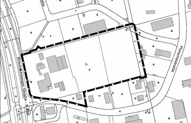 Ein Teil des neuen Bebauungsplans. Grafik: Stadt Salzgitter