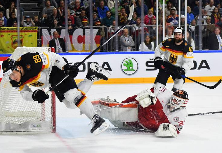 Die deutsche Auswahl stolpert über Dänemark. Gerrit Fauser von den Grizzlys (43) zeigte sich. Foto: imago / Jan Huebner