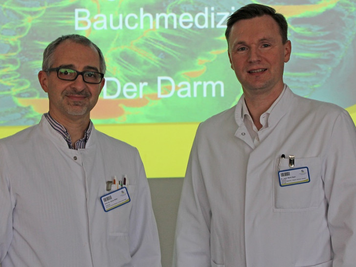 Prof. Dr. Kinan Rifai und Dr. Mark Jäger. Foto: Klinikum Wolfenbüttel