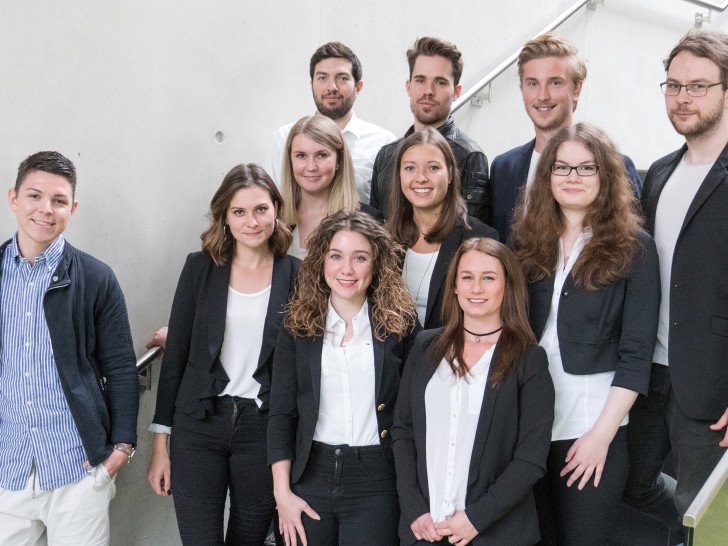 Das studentische Organisationsteam der diesjährigen Medienfachtagung in Salzgitter. Foto: Ostfalia
