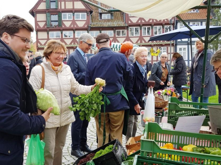 Das marktfrische Gemüse von hiesigen Gärtnern bot eine vielfältige Auswahl. Foto: Andreas Meißler
