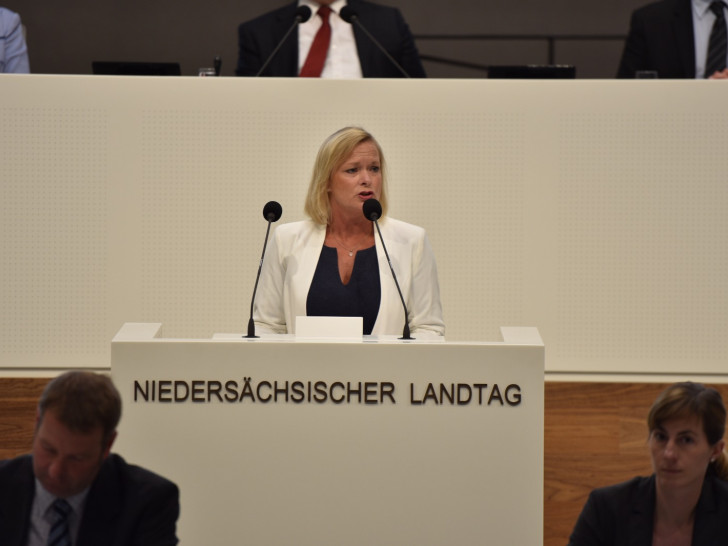Dunja Kreiser im Landtag. Symbolfoto: SPD
