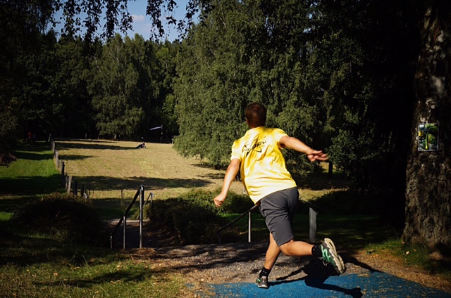 In absoluter Topform präsentierte sich Wolfenbüttels bester Disc-Golfer, Marvin Tetzel, bei den ersten großen Turnieren des Jahres. Foto: 