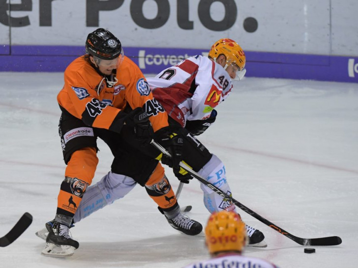 Erst spät entschieden die Grizzlys das Testspiel für sich. Foto: Moritz Eden/Archiv