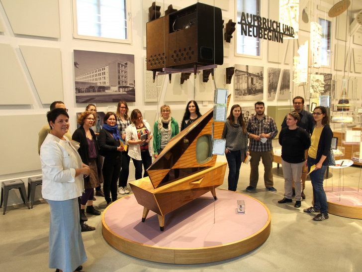 Die Leipziger Studenten im Bürger Museum. Foto: Museum Wolfenbüttel