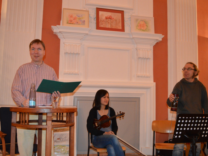 Volker Wendt, Jie Jie Hg und Jogi Schnaars. Foto: Margit Richert