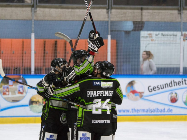 Gutes Spiel und verdienter Sieg für die Icefighters Salzgitter. Foto: Jens Bartels