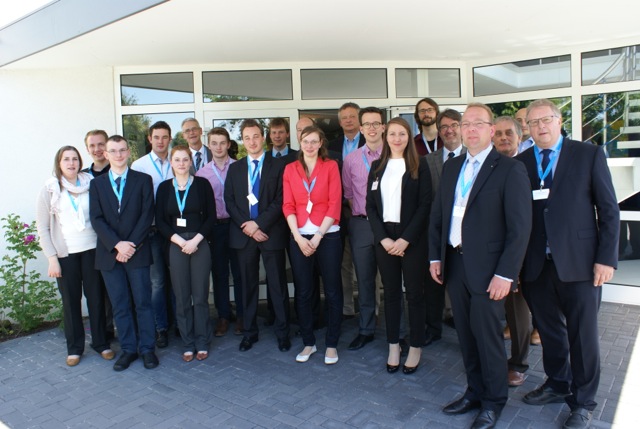 Das Assessment-Team vom RC Salzgitter-Wolfenbüttel und Studierende der TU Braunschweig in der Firma Auerswald in Schandelah. 
Foto: Privat