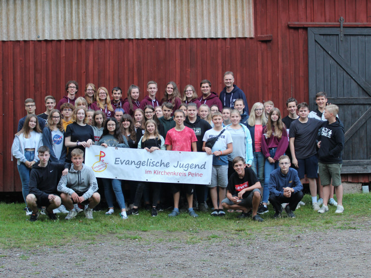 Die Teilnehmer der diesjährigen Schweden-Freizeit. Foto: Ev.-luth. Kirchenkreisjugenddienst