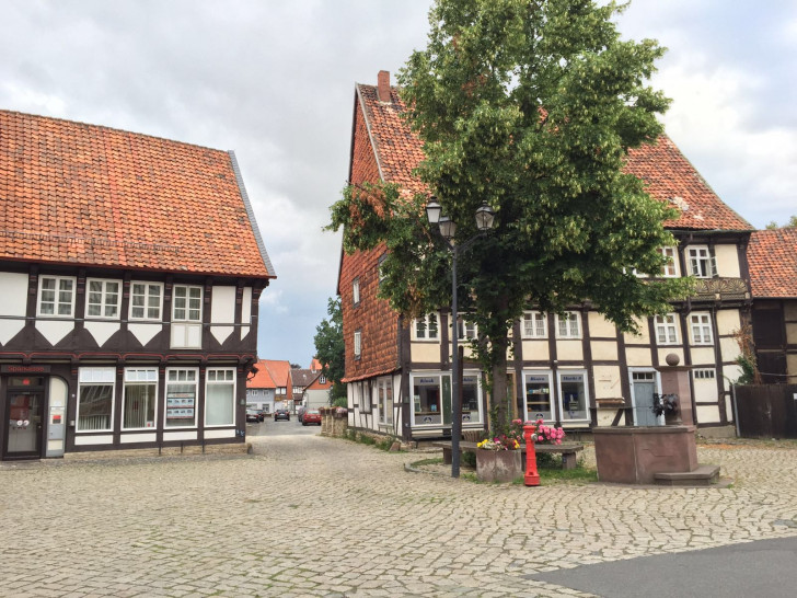 Der Marktplatz in Hornburg, Foto: Anke Donner