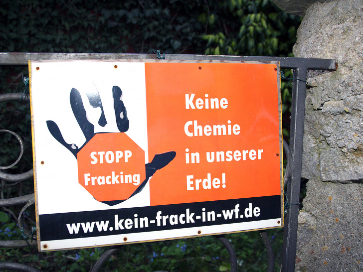Fracking stößt immer wieder auf Ablehnung. Symbolfoto: Archiv/Thorsten Raedlein