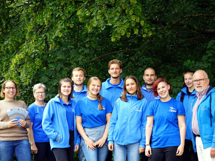 Das Werbeteam des Naturschutzbundes um Marlies Graewe. Foto: NABU/Marlies Graewe