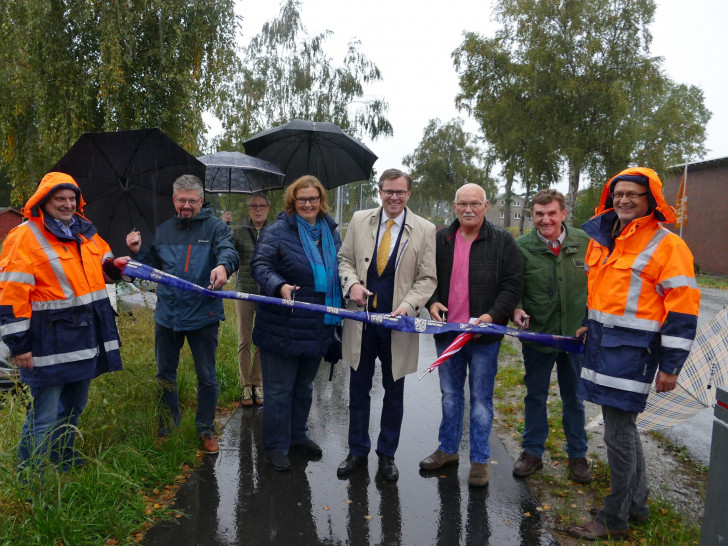 Der neue Radweg wurde jetzt freigegeben. Foto: Landkreis Gifhorn