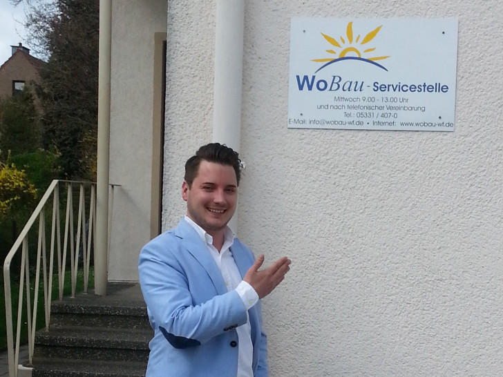 Norman Migura ist der Ansprechpartner für die WoBau-Mieter in Schöppenstedt. Foto: WoBau