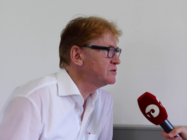 Dr. Rainer Mühlnickel, Vorsitzender der Fraktion Bündnis 90/Die Grünen bezieht Stellung zur Aussage der BIBS. Foto: Max Förster