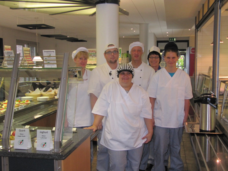 Das motivierte Team der Lebenshilfe Braunschweig freut sich auf die Arbeit in der Kantine. Foto: Bundesamt für Strahlenschutz