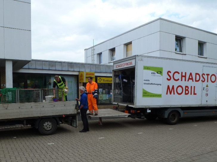 Das Schadstoffmobil erleichtert die Entsorgung gefährlicher Substanzen. Foto: Stadt Salzgitter