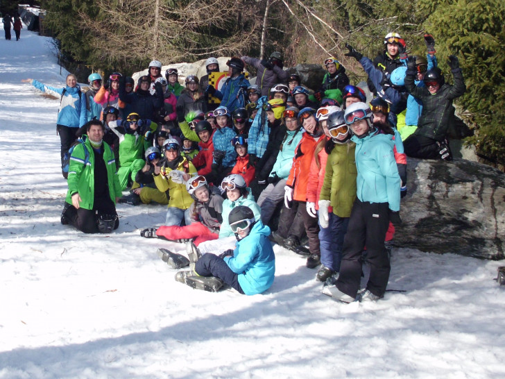 45 Schüler der IGS erlernten in Südtirol das Skifahren. Foto: IGS Lengede