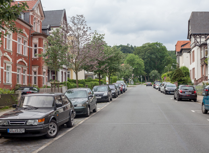 Diese Woche in unserer Straßenserie: Der Claustorwall. Foto : Alec Pein