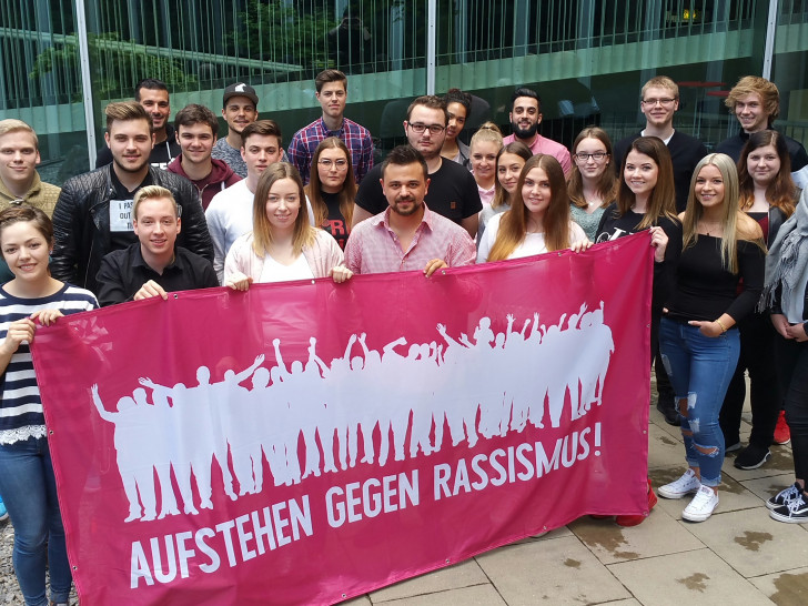 Gewerkschaftsjugendliche setzen sich mit Rechtspopulismus auseinander. Foto: IG Metall