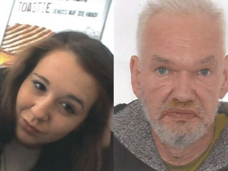 Noch immer gibt es von den beiden Vermissten Amera Selmanivic und Karl-Peter Fricke keine Spur. Fotos: Polizei