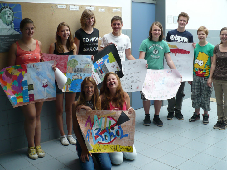 Schon im letzten Jahr gestalteten die Schüler farbenfrohe Plakate. Foto: DAK