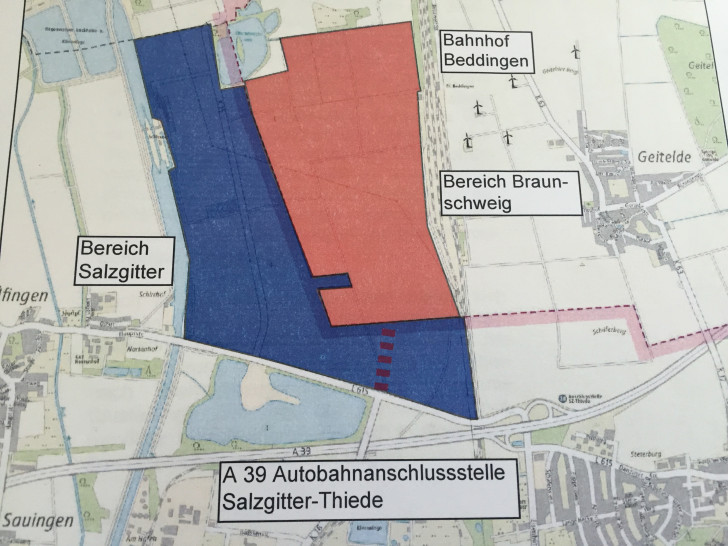 Das geplante Gewerbegebiet, Foto: Stadt Braunschweig