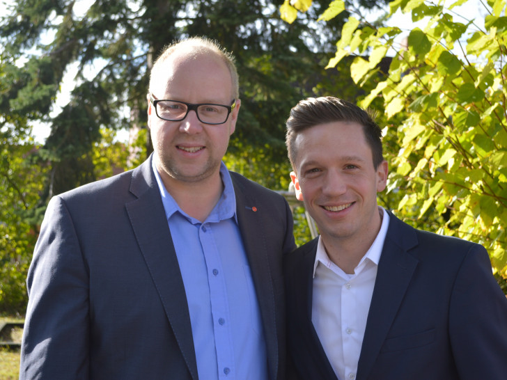 Jörn Domeier (li.) und Falko Mohrs. Foto: SPD